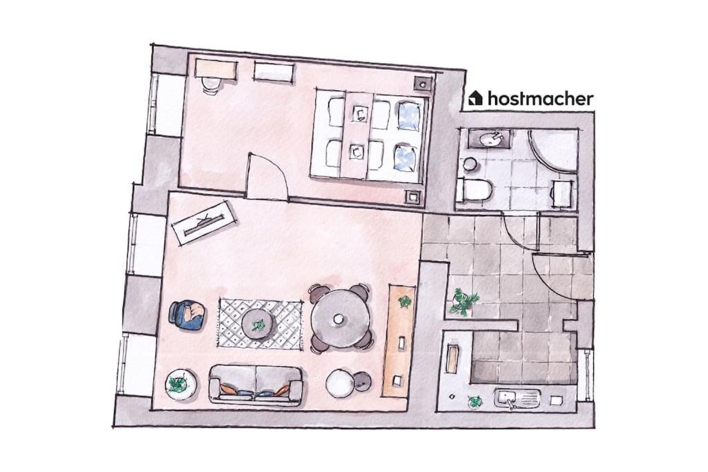 Pristine 1Br Steps From City By Hm Вена Экстерьер фото